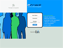 Tablet Screenshot of etrack.ebix.com